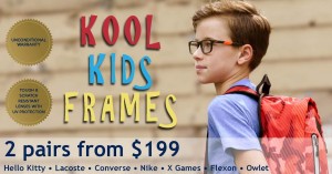 Kool Kids Frames - 2 Pairs From $199