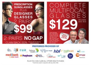 Pakenham Optical two pairs $99 glasses